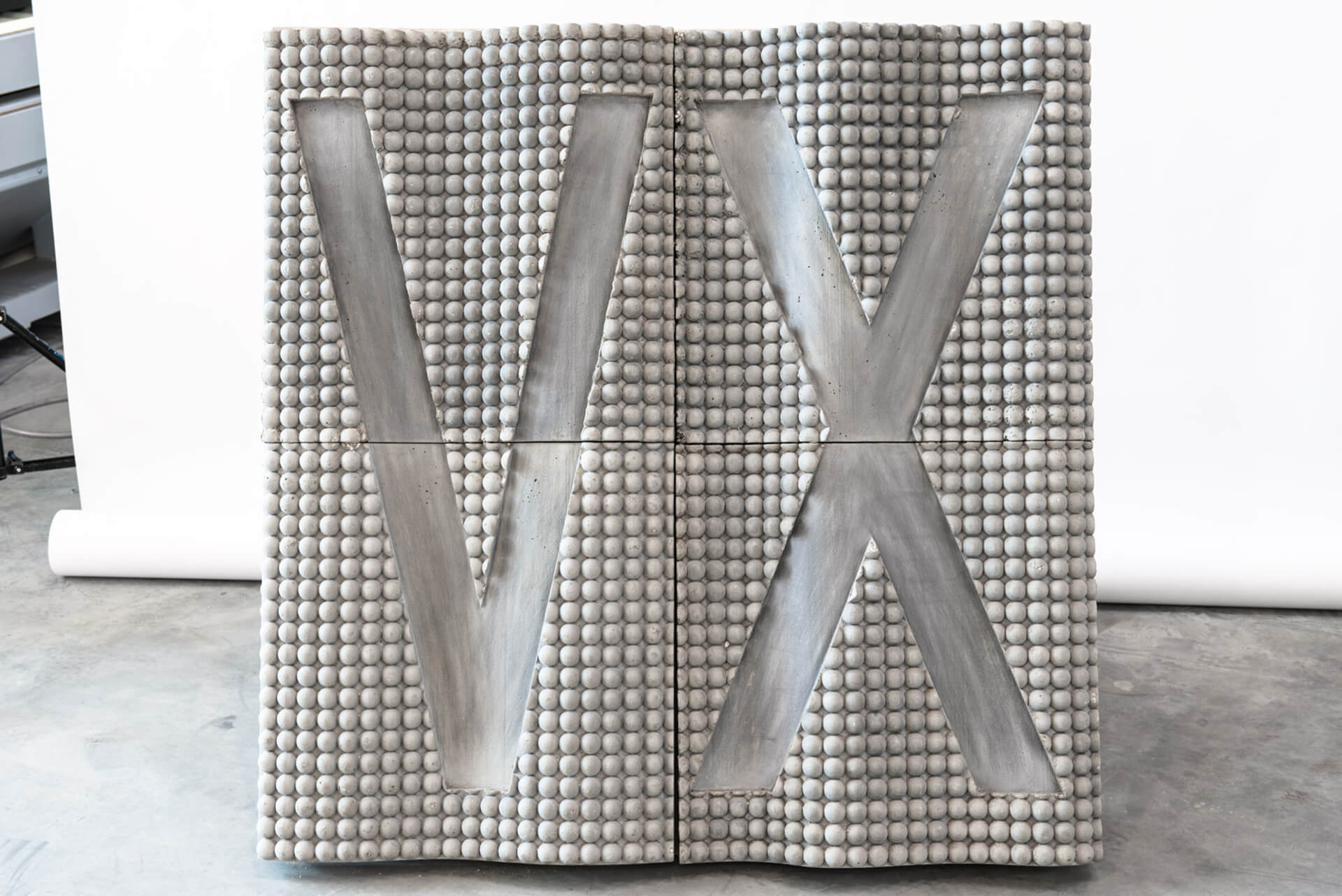 外墻施工的3D模板。