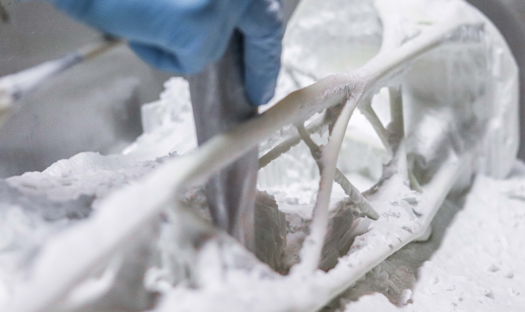 3D investment casting model from voxeljet for bronze casting