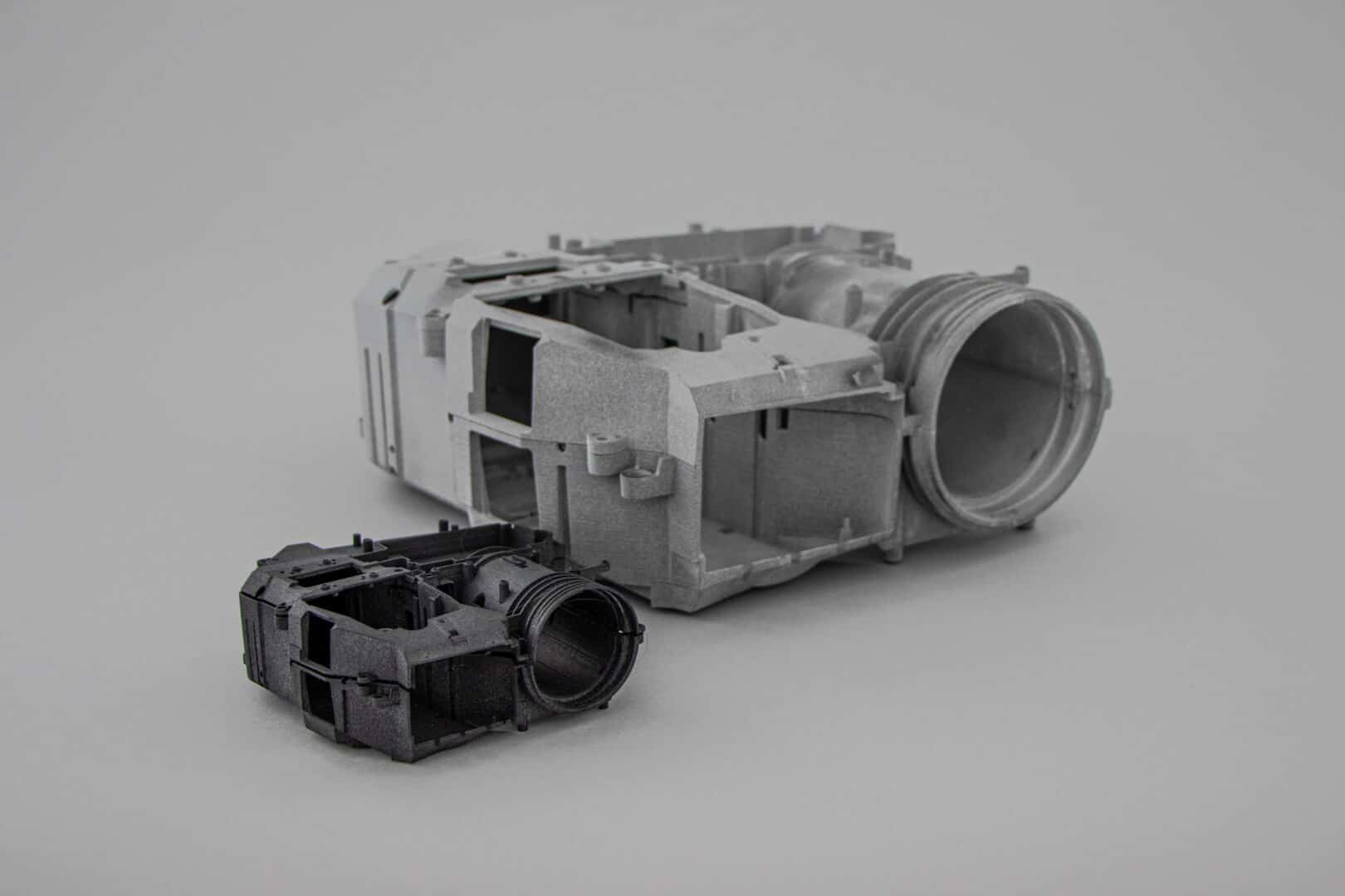 3d printed projector housings comaprison in pa12