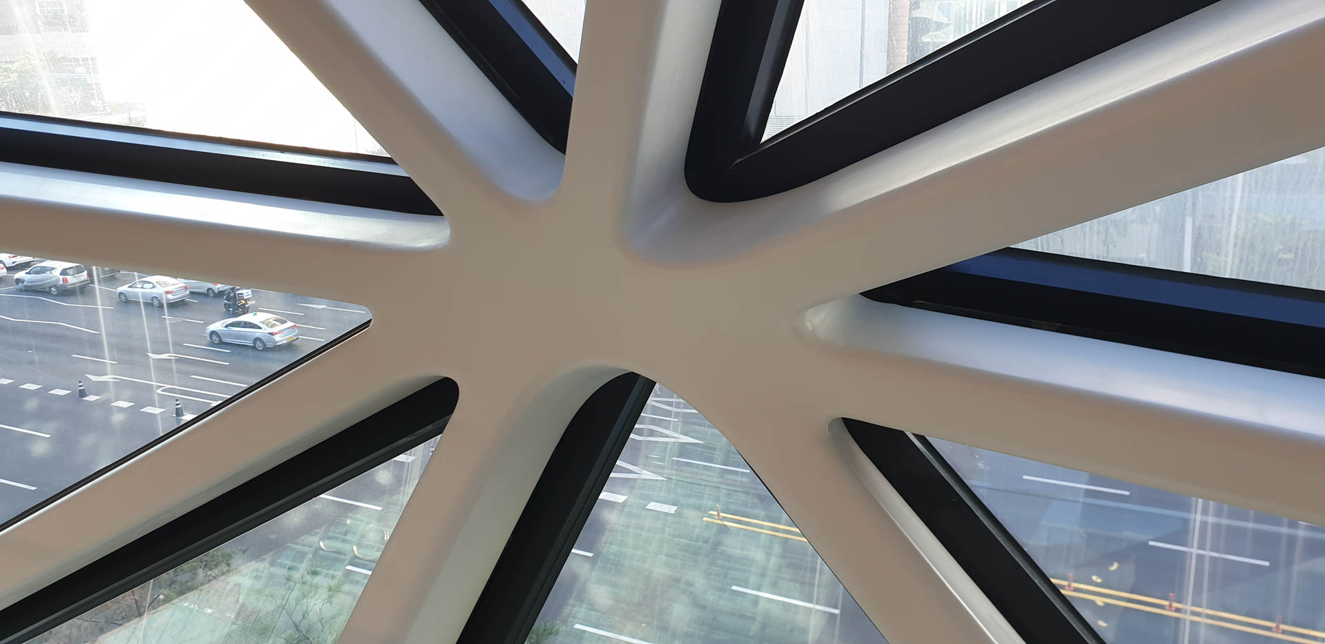 3d printed and investment casted structural joint knotsat the galleria gwanggyo